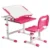 Premiumvariante -Rosa mit LED-Lampe & Buchstander